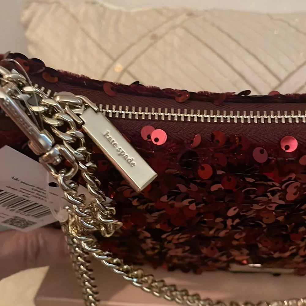 Kate Spade New York Kiki Deep Berry Convertible Crossbody.NWT🔺FIRM🔺 - Picture 7 of 15